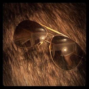 Alexander McQueen unisex aviator sunglasses